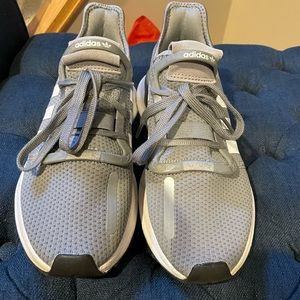 Adidas Boys Grey and White